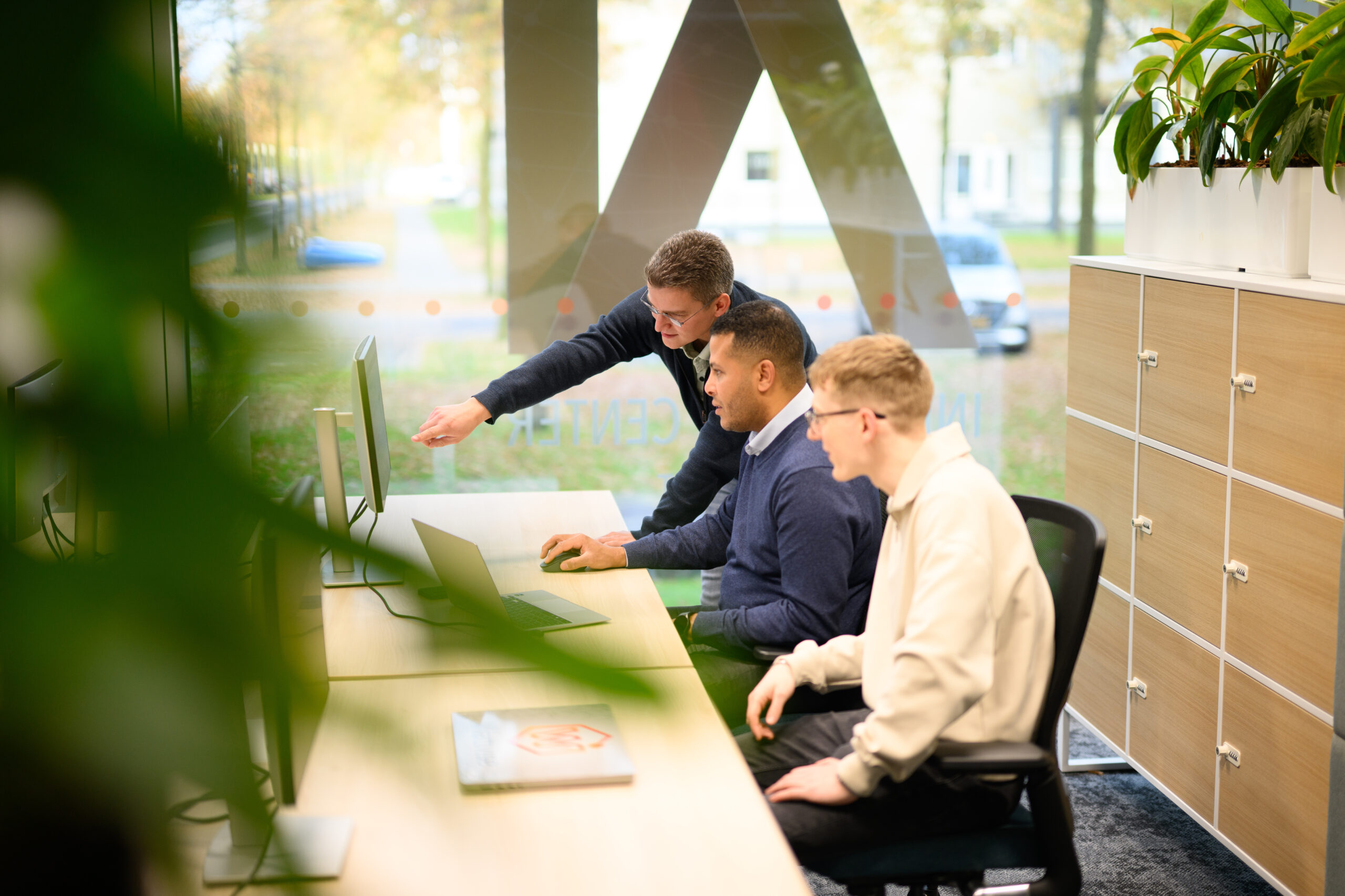 Wattvise team analyzing real-time energy and battery data